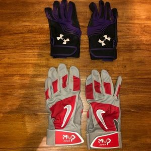 Nike / Under Armour Batting Gloves